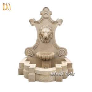lion head wall fountain outdoor