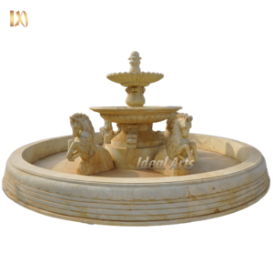 Marble Horse Water Fountain